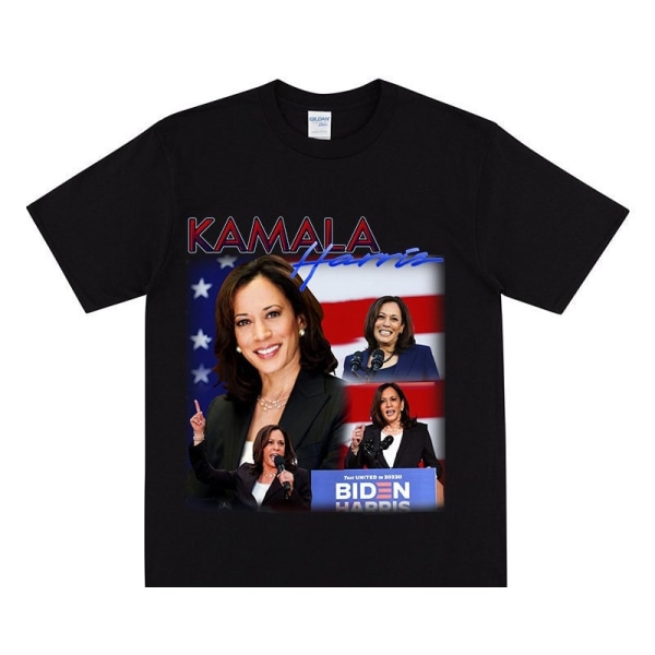 KAMALA HARRIS Tributt-skjorte Black M