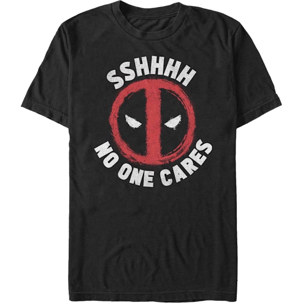 Ingen bryr seg Deadpool T-skjorte Ny M