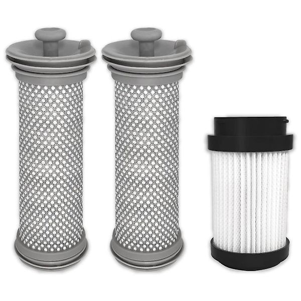 Reservefilter Sæt Kompatibelt med Pure Cordless Støvsuger, 2 og 1 HEPA Filter