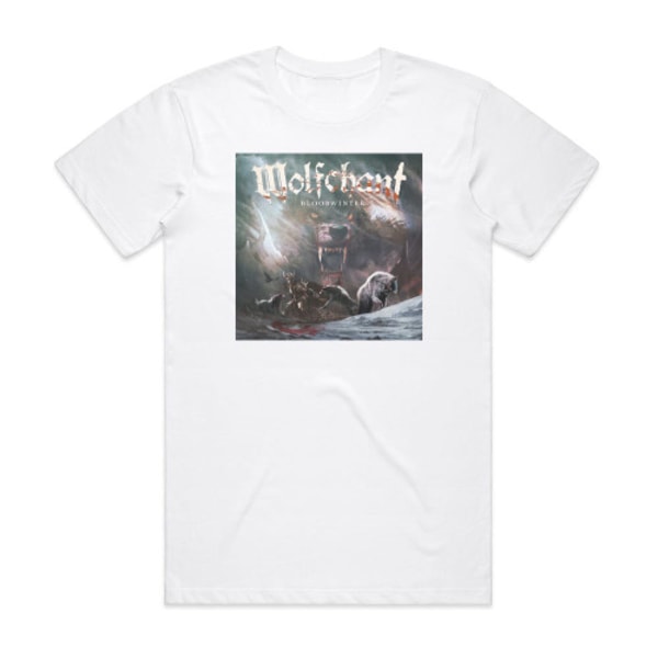 Wolfchant Bloodwinter Album Cover T-Shirt Hvid L