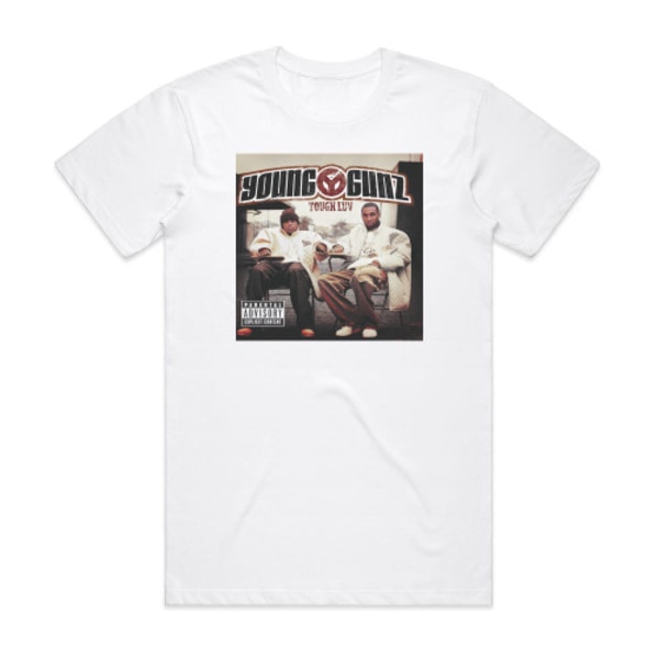 Young Gunz Tough Luv Album Cover T-Shirt Hvid M