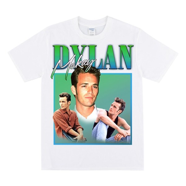 DYLAN MCKAY Homage T-shirt för Kvinnor White M