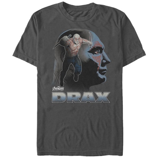 Drax Avengers Infinity War T-skjorte Ny L