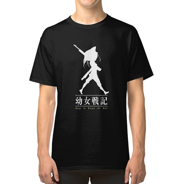 Youjo Senki Blacked Art Invert Art T-shirt M