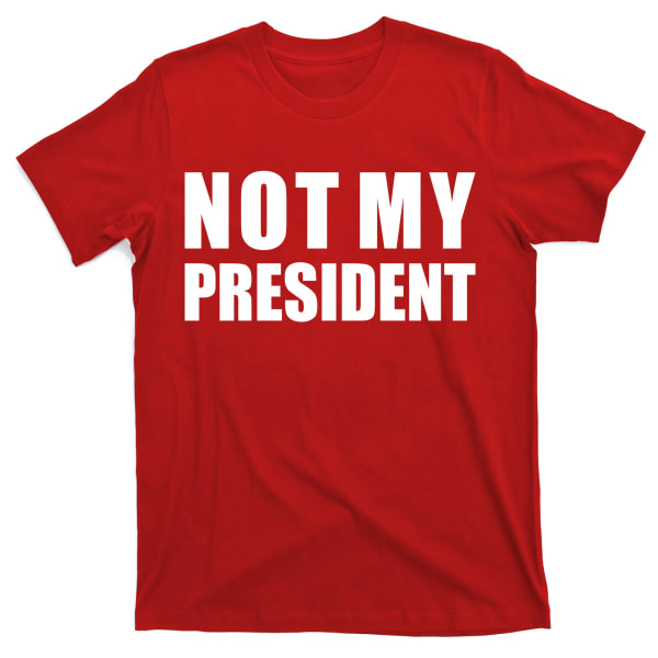 Not My President Klassisk Logo T-skjorte S