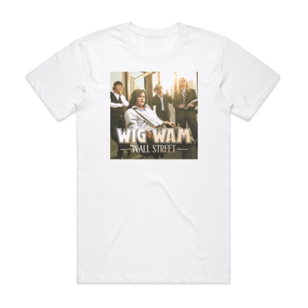 Wig Wam Wall Street 2 Album Cover T-shirt Hvid XL