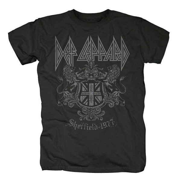 Def Leppard Sheffield 1977 T-paita M
