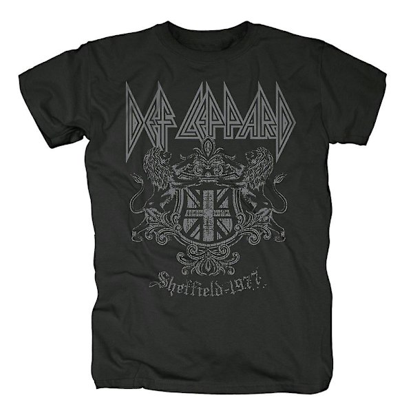 Def Leppard Sheffield 1977 T-paita XL