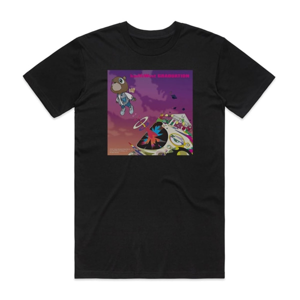 Kanye West Graduation Album Cover T-shirt Svart XXL