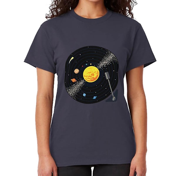 Solcellesystem Vinyl Plate T-skjorte XL