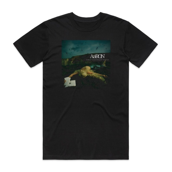AarON konstgjorda djur som rider på Neverland Album Cover T-shirt Svart XL