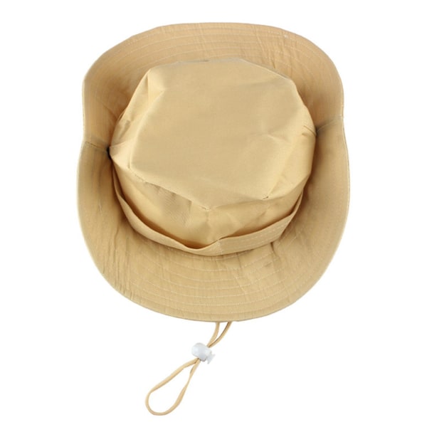 Udendørs Eventyr Sæt, Lille Børns Khaki Cargo Vest Og Hat Komfortabel Og Holdbar Explorer Kostume Khaki