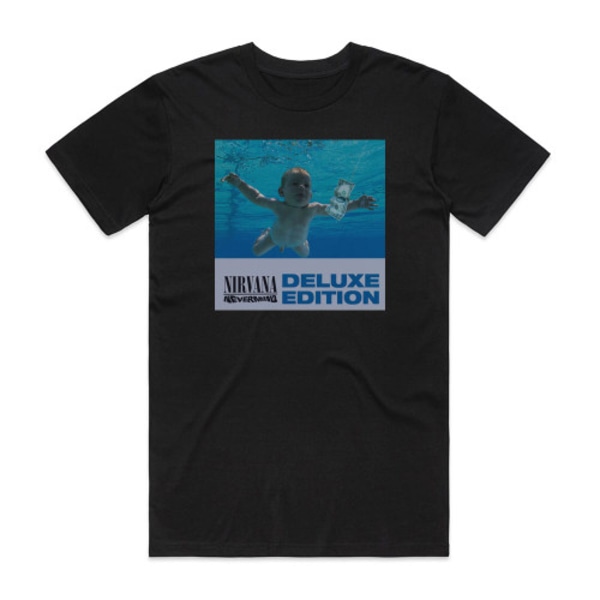 Nirvana Nevermind Album Cover T-shirt Svart XXL