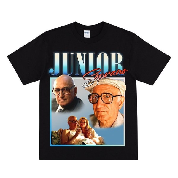 UNCLE JUNIOR SOPRANO Hyldest T-shirt Black L