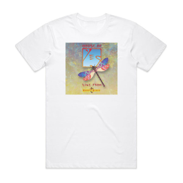 Yes House Of Yes Live From House Of Blues Album Cover T-skjorte Hvit XXXL