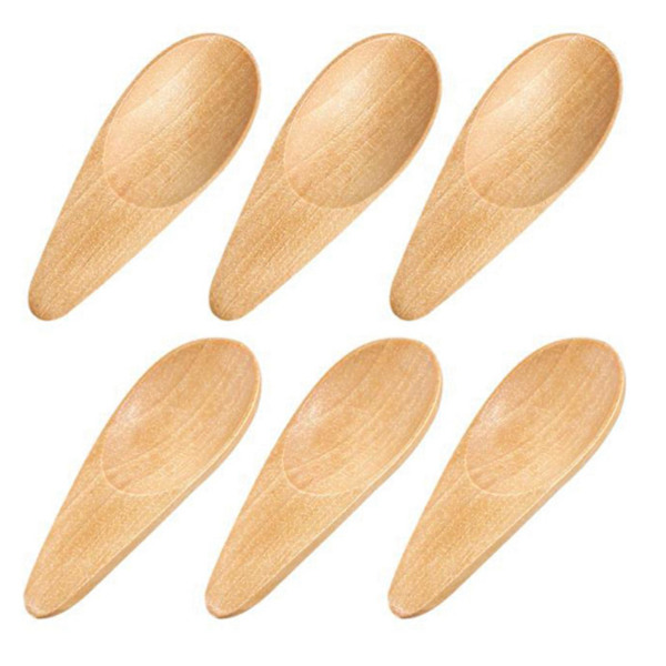 4 stycken köksredskap i trä, non-stick träspatel