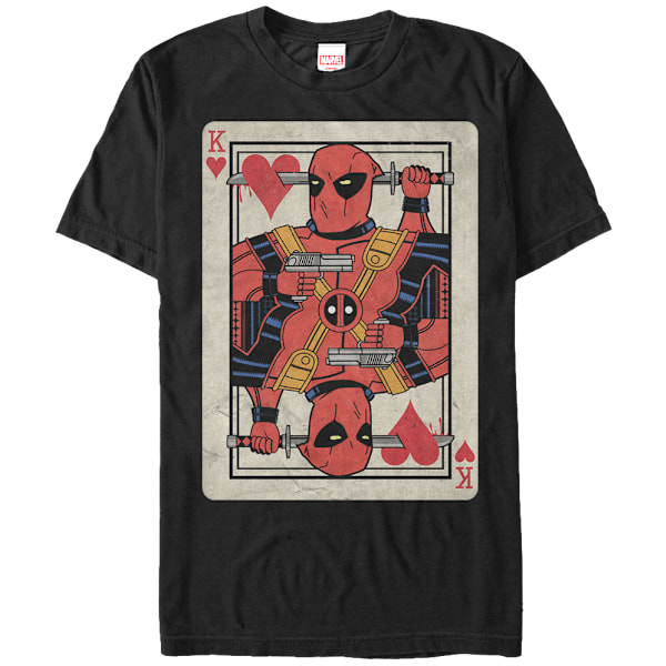 Sydänkuningas Deadpool T-paita Uusi L
