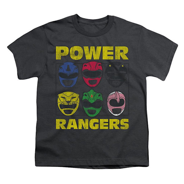 Power Rangers Ranger Heads -paita XXXL