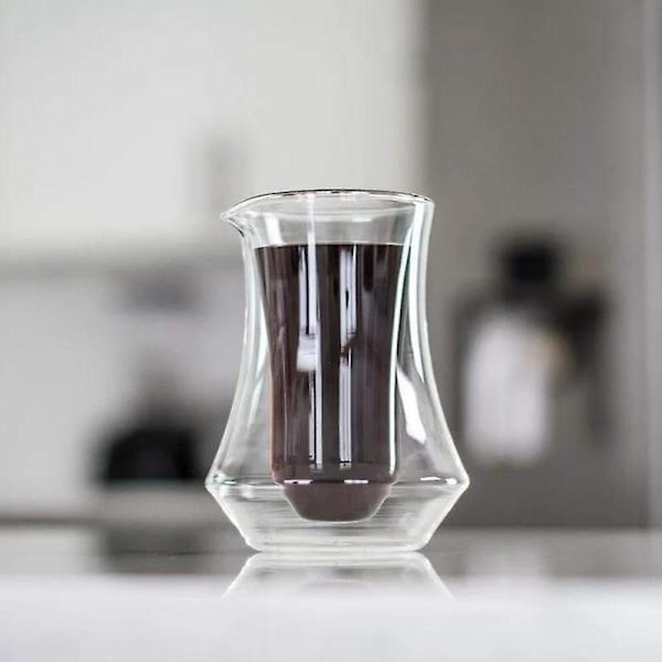 300ml dobbelt andeknabelkande i høj temperaturbestandigt glas