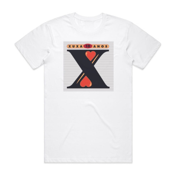 Xuxa Xuxa 10 Anos Albumomslag T-shirt Vit XL