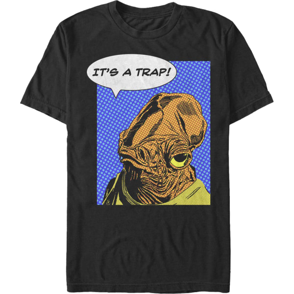 Retro Admiral Ackbar It's A Trap Star Wars T-skjorte XXXL