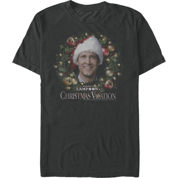 Clark Griswold Wreath Christmas Semester T-shirt XL