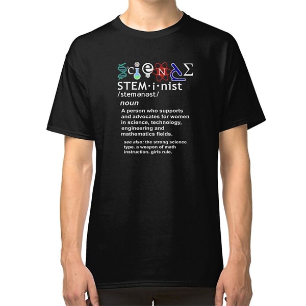 Steminist En person som förespråkar kvinnor inom teknik och vetenskap T-shirt XL