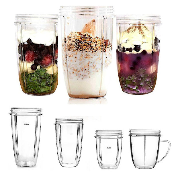 Reservekop til 18/24/32oz Nutri Bullet 600w og 900w, Nutribullet Reservedele 18OZ with Handle