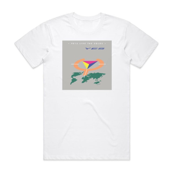 Yes 9012Live The Solos Album Cover T-Shirt Vit XXL