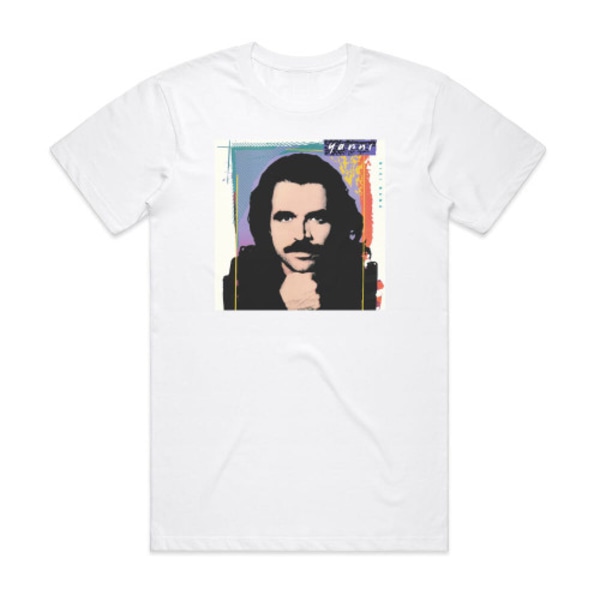 Yanni Niki Nana Album Cover T-shirt Hvid XXL