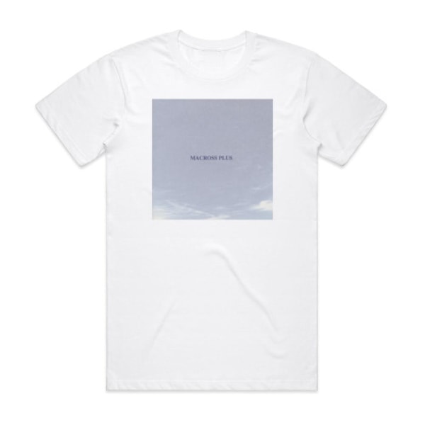 Yoko Kanno Macross Plus för Fans Endast Albumomslag T-shirt Vit XL