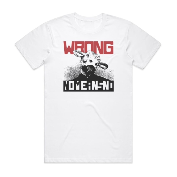 NoMeansNo Fel Albumomslag T-shirt Vit L