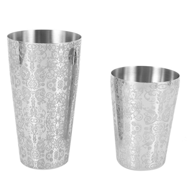 Cocktail Shaker Boston Shaker 304 Rustfrit Stål Barra De Ferramentas Kreativ Gravering Design Bo