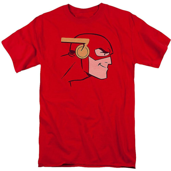 Head Shot Flash DC Comics T-skjorte L