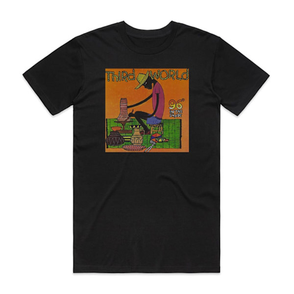 Third World 96 Degrees In The Shade Album Cover T-shirt Sort XL