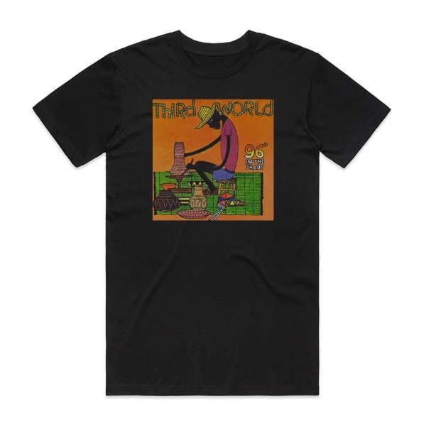 Third World 96 Degrees In The Shade Album Cover T-shirt Svart L