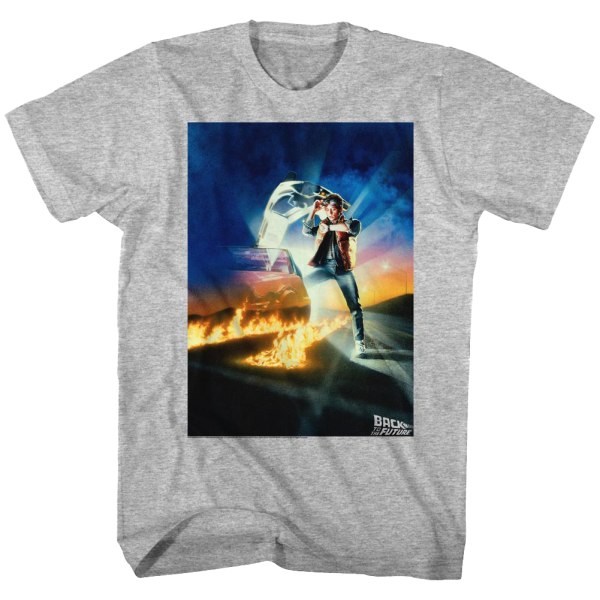 Michael J. Fox Film Poster Tilbage Til Fremtiden T-shirt L