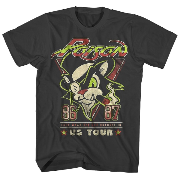 Poison T-shirt â€?6 US Tour Poison T-shirt L