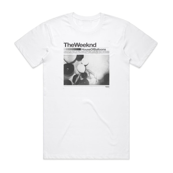 The Weeknd House Of Balloons Album Cover T-Shirt White XXL