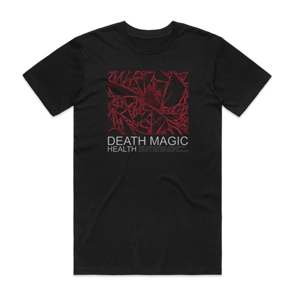 HEALTH Death Magic Album Cover T-Shirt Svart L