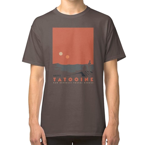 Besøk Tatooine T-skjorte darkgrey XL