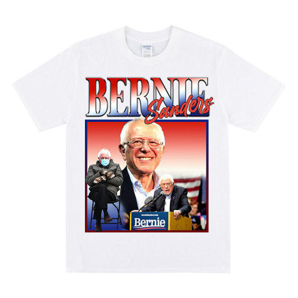 BERNIE SANDERS Hyllest T-skjorte White S