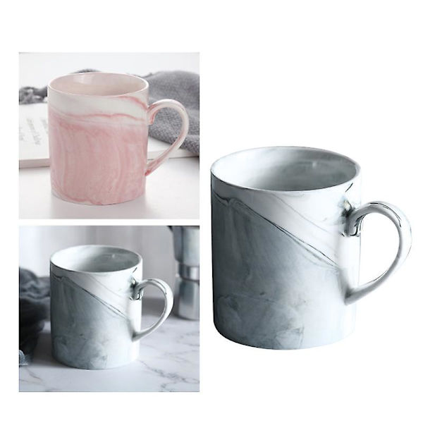 Keramisk kaffekopp vattenkopp kontor enkel rosa