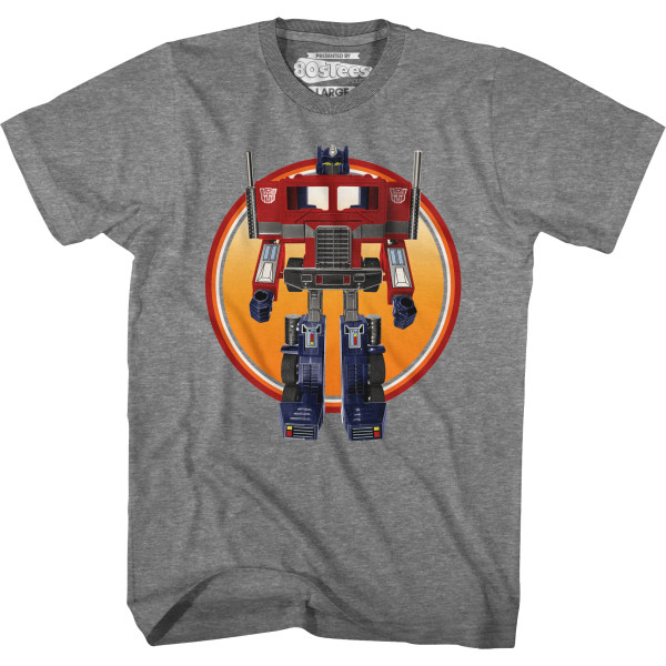 Optimus Prime Retro Foto Transformers T-Shirt XXXL