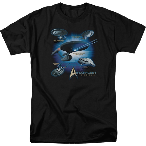 Starfleet-fartyg Star Trek T-shirt L