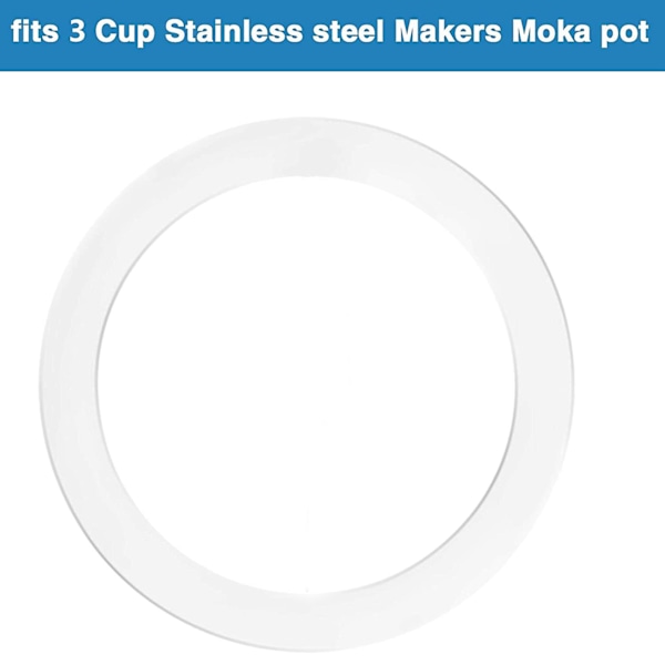 3 Kopper Mocha Kaffemager Udskiftnings-Tragt Sæt, Mocha Express Kompatibel, Aluminium Udskiftning