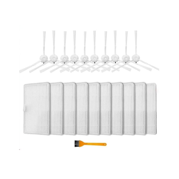Til W2 Robotstøvsuger Hepa Filter Sidebørste Reservedele Tilbehør Udskiftning