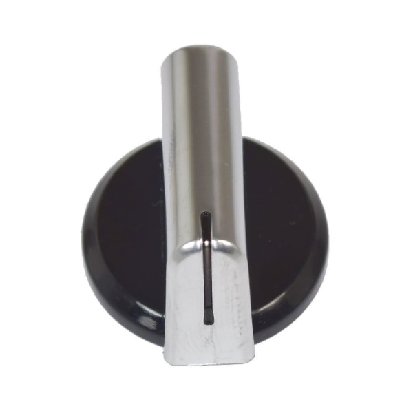 Baumatic-kompatibel ersättningsknapp i svart silver för ugnsspis Spishäll, 6 st