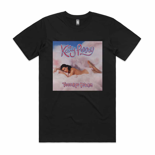 Katy Perry Teenage Dream Album Cover T-shirt Sort XXXL