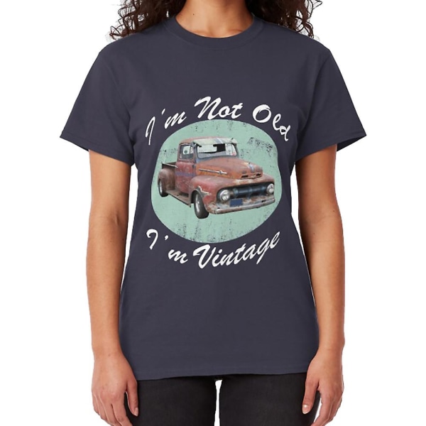 Jag är inte gammal, jag är vintage T-shirt navy L